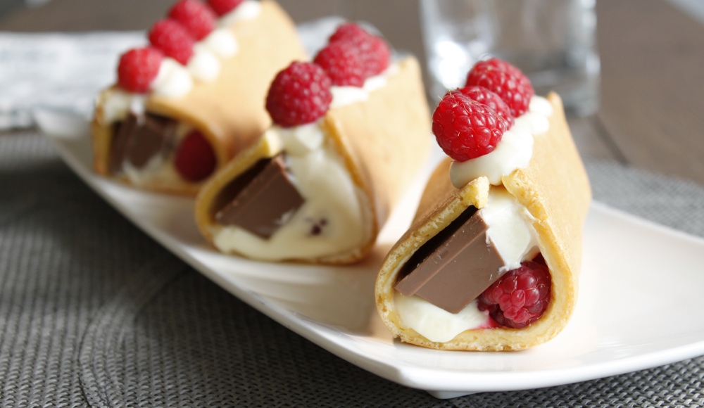 Mini bûches KITKAT et chocolat blanc GALAK