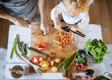 Salade colorée