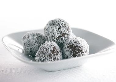 Truffes au chocolat et à la noix de coco